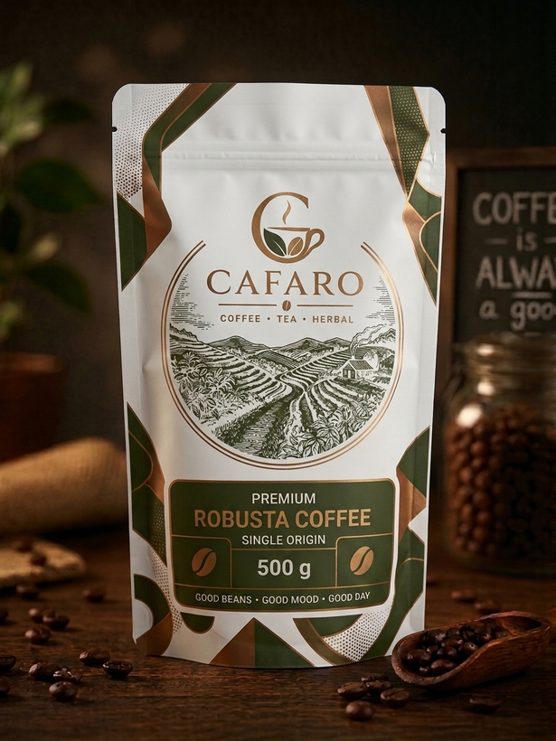 دان قهوه روبوستا پی بی
