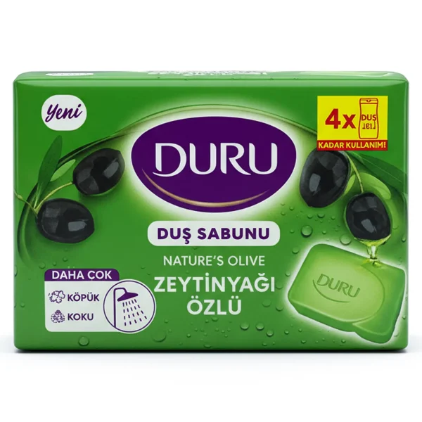 صابون حمام دورو با رایحه روغن زیتون وزن 150g بسته 4 تایی