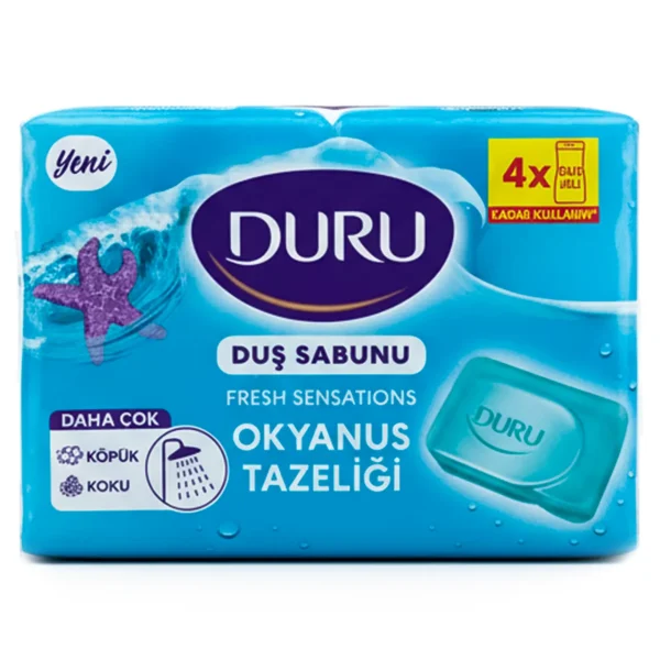 صابون حمام دورو با رایحه اقیانوس وزن 150g بسته 4 تایی