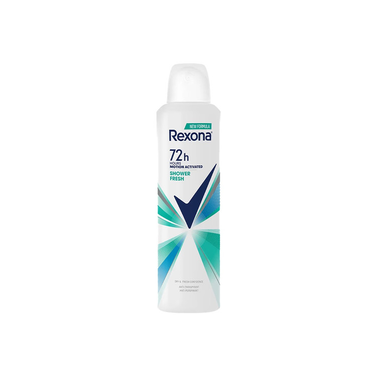 اسپری ضد تعریق 72 ساعته زنانه رکسونا رایحه دوش گرفتن با طراوت Rexona SHOWER FRESH حجم 200 میلی لیتر